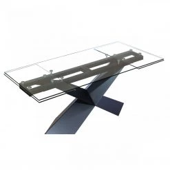VIG Modrest Scott - Modern Extendable Glass Dining Table