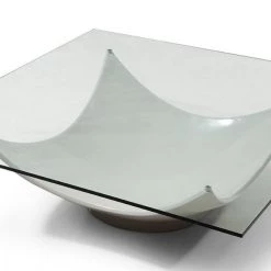 VIG Modrest Sunset Modern White Coffee Table Living Room