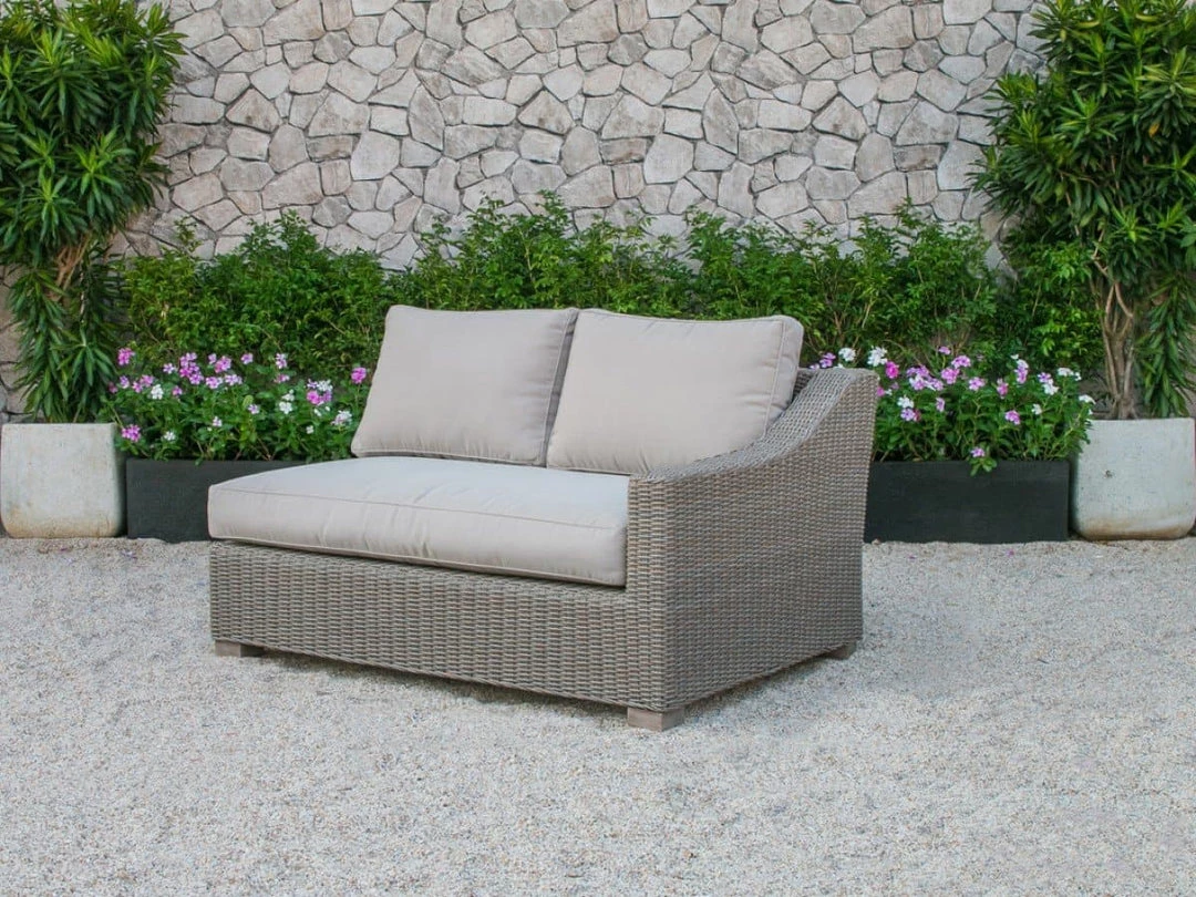 VIG Renava Seacliff Outdoor Wicker Sectional Sofa Set