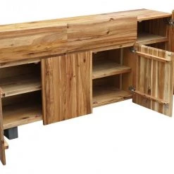 VIG Living Room Modrest Secota - Live Edge Acacia Wood Buffet