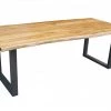 VIG Modrest Secota - Live Edge Acacia Wood Dining Table