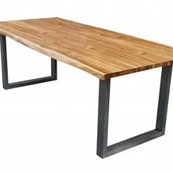 VIG Modrest Secota - Live Edge Acacia Wood Dining Table