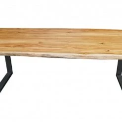 VIG Modrest Secota - Live Edge Acacia Wood Dining Table
