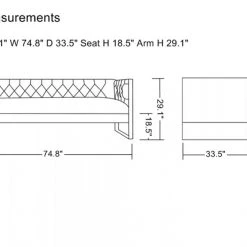VIG Living Room Divani Casa Carlos Modern Grey Velvet & Gold Sofa