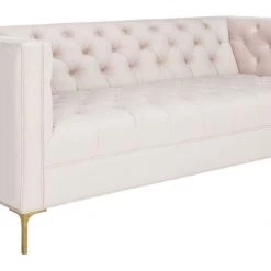 Safavieh Vydia Velvet Tufted Sofa Living Room