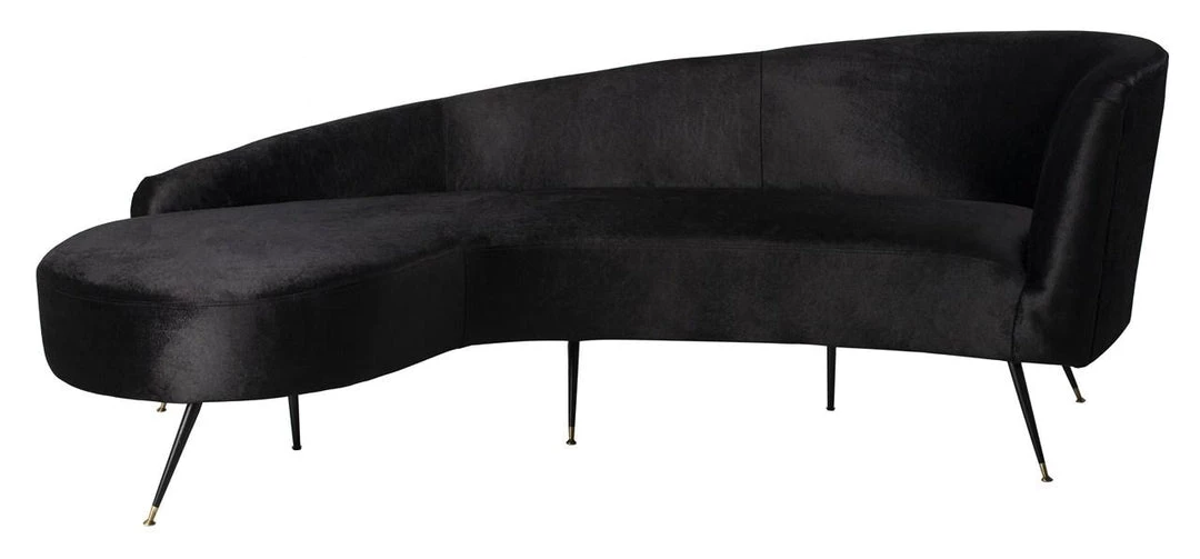 Safavieh Living Room Evangeline Velvet Parisian Sofa