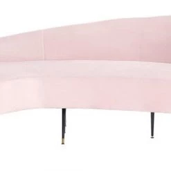 Safavieh Living Room Evangeline Velvet Parisian Sofa