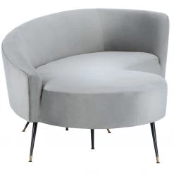 Safavieh Living Room Evangeline Velvet Parisian Sofa