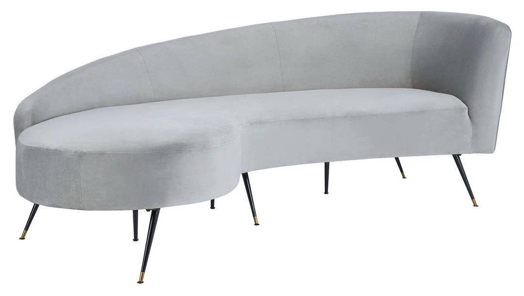 Safavieh Living Room Evangeline Velvet Parisian Sofa