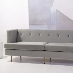 Safavieh Living Room Konrad Velvet Sofa