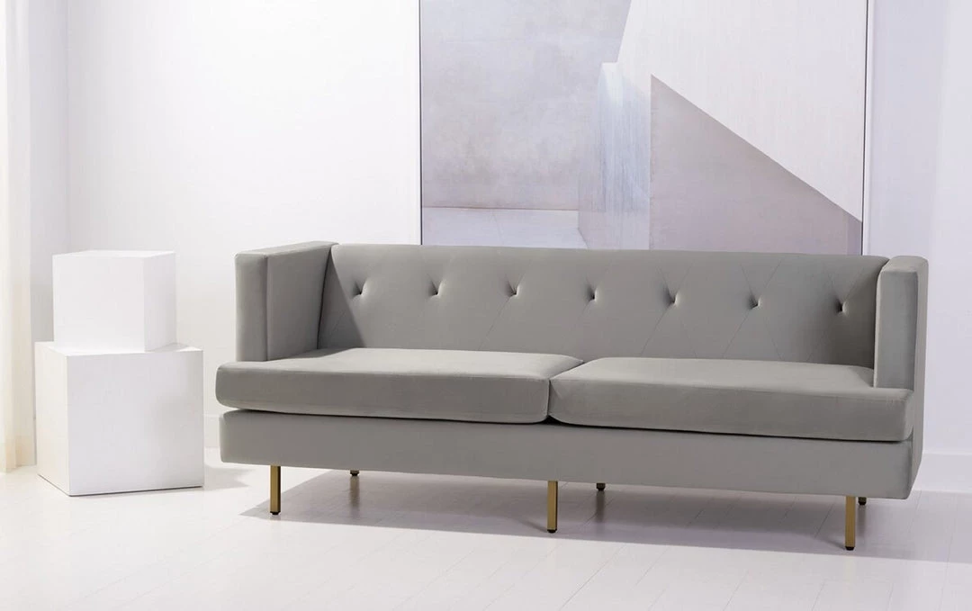 Safavieh Living Room Konrad Velvet Sofa