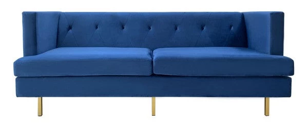 Safavieh Living Room Konrad Velvet Sofa