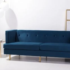 Safavieh Living Room Konrad Velvet Sofa