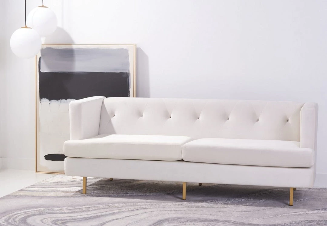 Safavieh Living Room Konrad Velvet Sofa