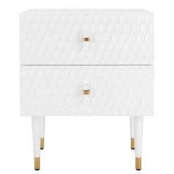 Safavieh Living Room Neptune 2 Drawer Side Table