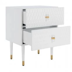 Safavieh Living Room Neptune 2 Drawer Side Table