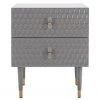 Safavieh Living Room Neptune 2 Drawer Side Table
