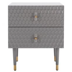 Safavieh Living Room Neptune 2 Drawer Side Table