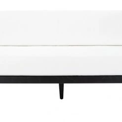 Safavieh Helena Rattan Daybed Black Living Room