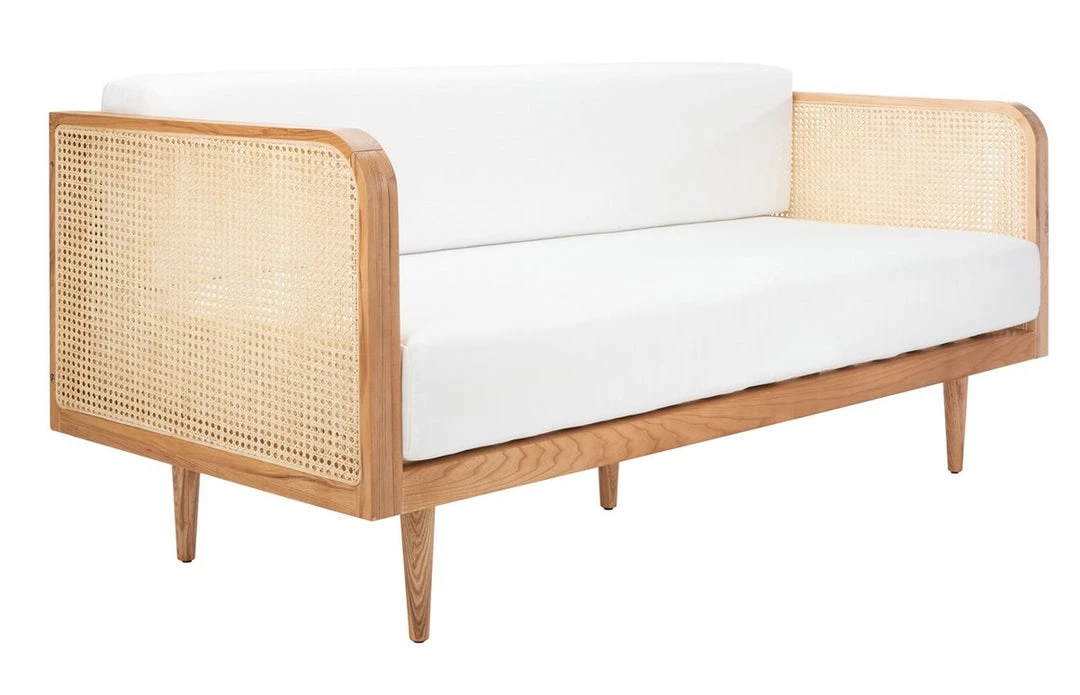 Safavieh Living Room Helena Rattan Daybed Natural