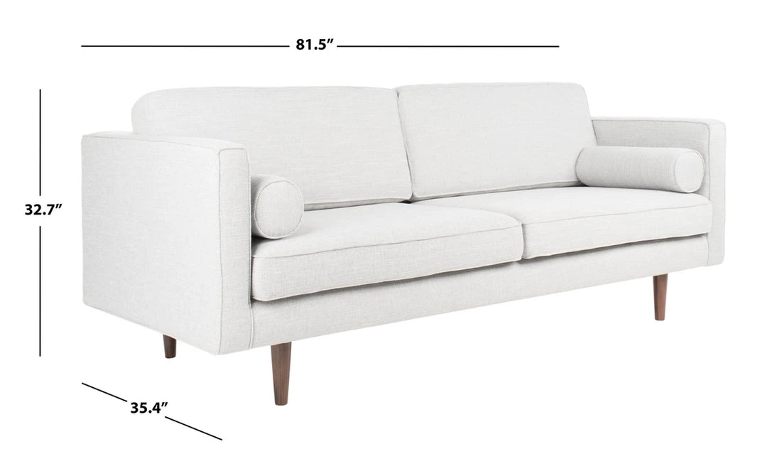 Safavieh Living Room Hurley Mid - Century Sofa