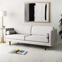 Safavieh Living Room Hurley Mid - Century Sofa