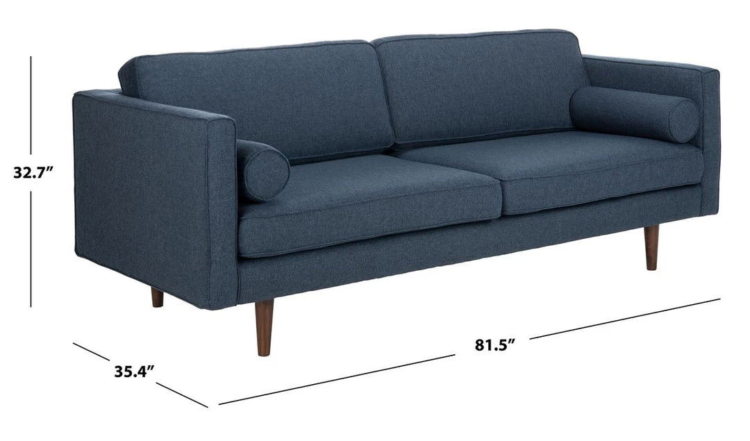 Safavieh Living Room Hurley Mid - Century Sofa
