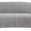 Safavieh Living Room Alliya Channel Tufted Curved Sofa By Hollywood Glam