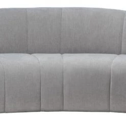Safavieh Living Room Alliya Channel Tufted Curved Sofa By Hollywood Glam