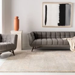 Safavieh Living Room Onyx Mid - Century Tufted Sofa