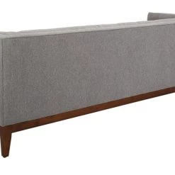 Safavieh Garnet Linen Tufted Sofa Living Room