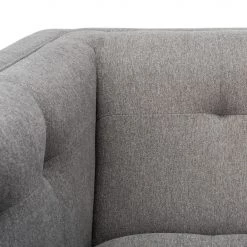 Safavieh Garnet Linen Tufted Sofa Living Room