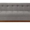 Safavieh Garnet Linen Tufted Sofa Living Room