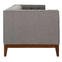 Safavieh Garnet Linen Tufted Sofa Living Room