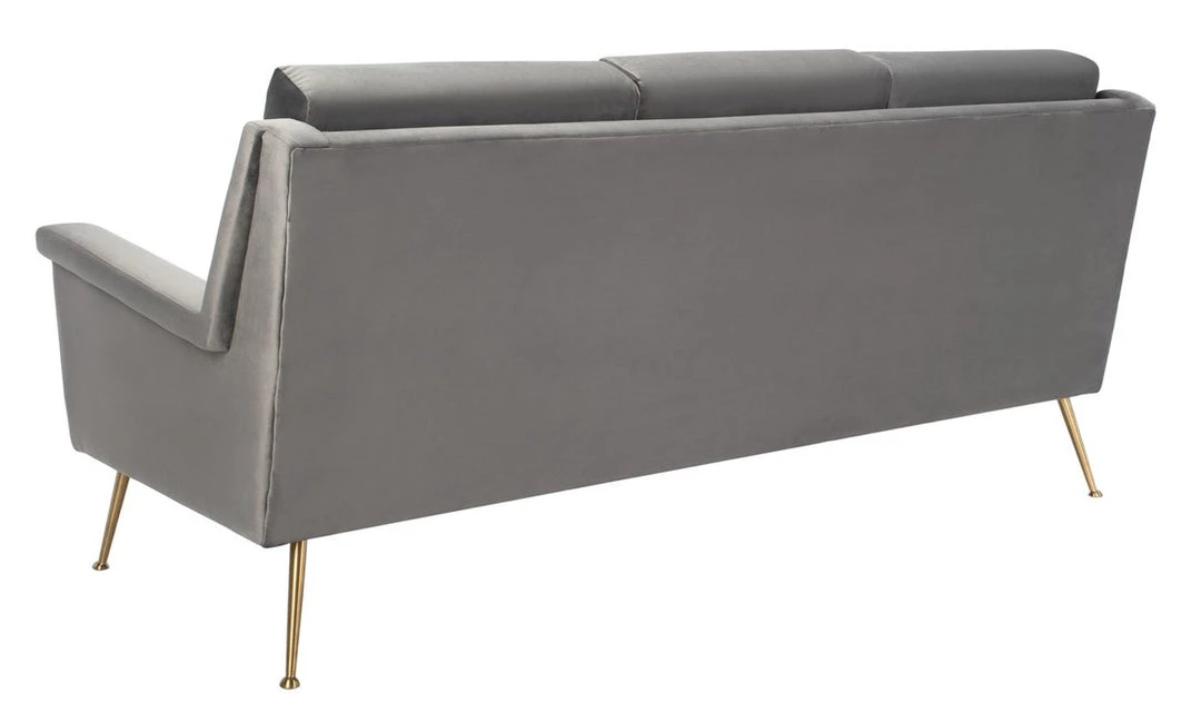 Safavieh Living Room Peridot Velvet Modern Sofa