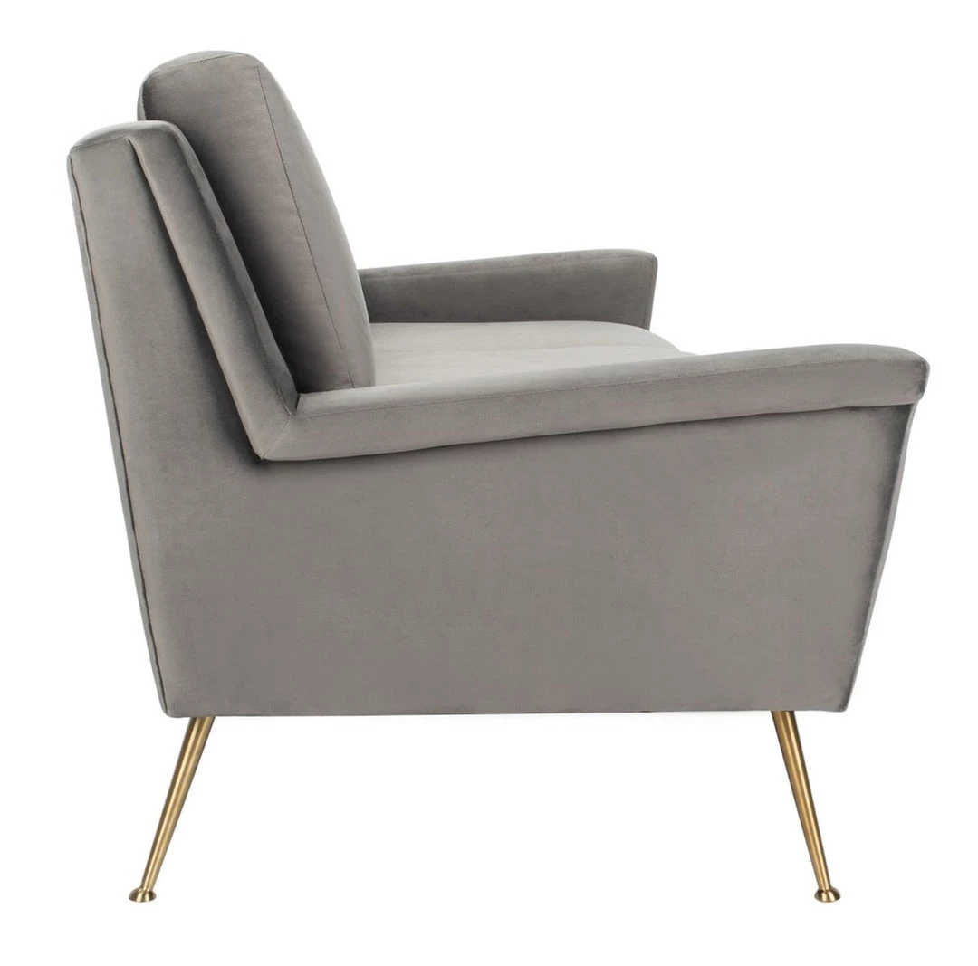 Safavieh Living Room Peridot Velvet Modern Sofa