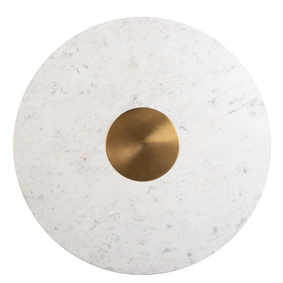 Safavieh Gwen 40" Pedestal Marble Dining Table