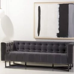 Safavieh Living Room Myra Modern Tufted Sofa