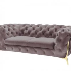 VIG Living Room Divani Casa Sheila - Transitional Fabric Loveseat