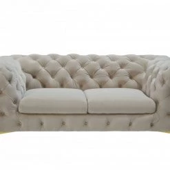 VIG Living Room Divani Casa Sheila - Transitional Fabric Loveseat