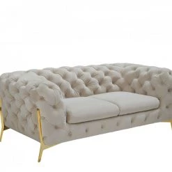 VIG Living Room Divani Casa Sheila - Transitional Fabric Loveseat