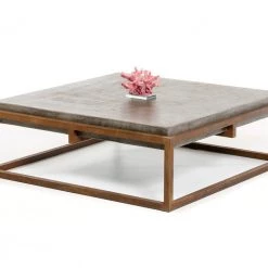 VIG Modrest Shepard Modern Concrete Coffee Table