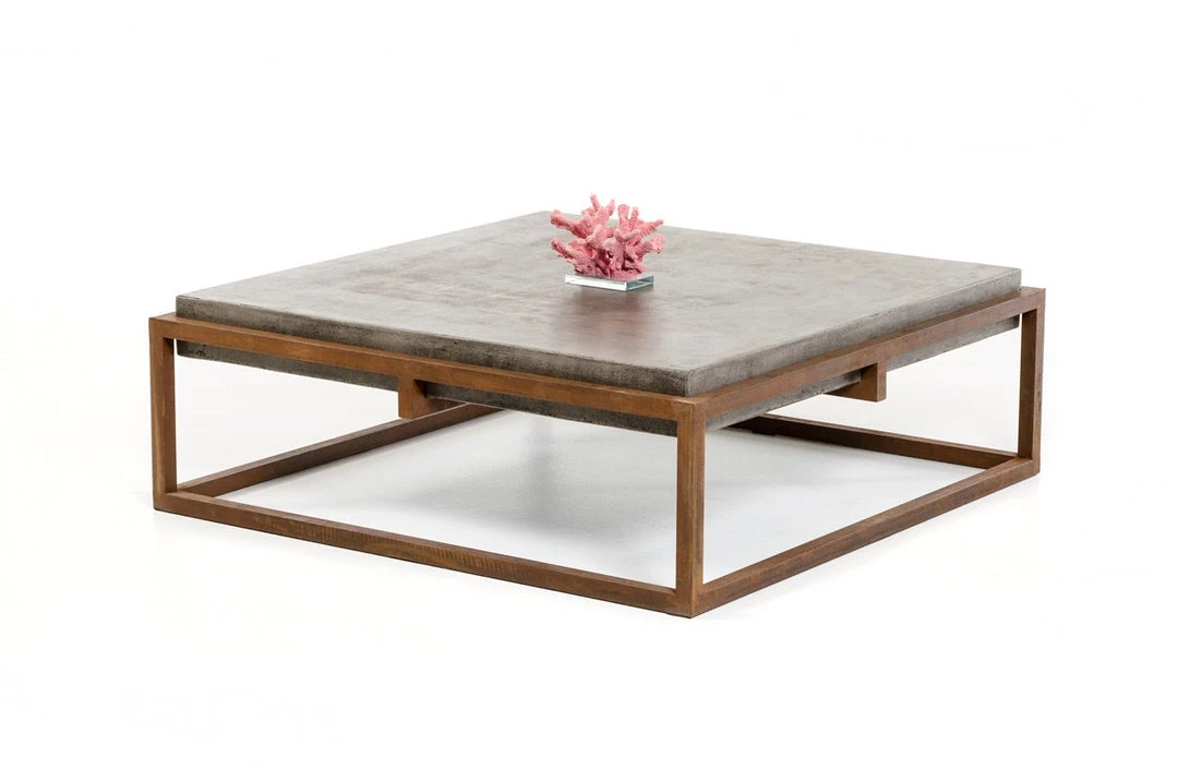 VIG Modrest Shepard Modern Concrete Coffee Table