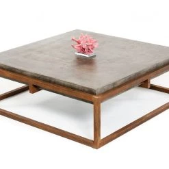 VIG Modrest Shepard Modern Concrete Coffee Table