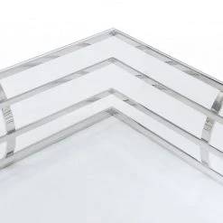 VIG Modrest Snyder Modern Square Glass Coffee Table By Hollywood Glam