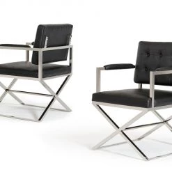 VIG Modrest Spielberg Modern Leatherette Dining Chair