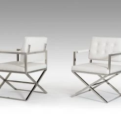 VIG Modrest Spielberg Modern Leatherette Dining Chair