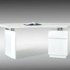 VIG Modrest Stanford Modern White Office Desk