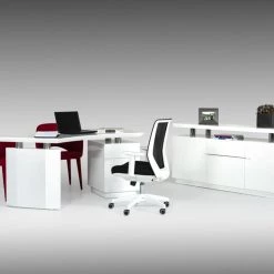 VIG Modrest Stanford Modern White Office Desk