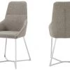 VIG Dining Room Stark - Modern Light Grey Fabric Dining Chair (Set Of 2)
